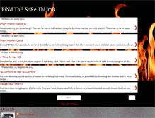 Tablet Screenshot of find-the-sore-thumb.blogspot.com
