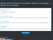 Tablet Screenshot of musicaandinaperuana-contactos.blogspot.com