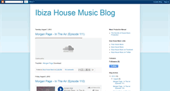 Desktop Screenshot of ibizahousemusicblog.blogspot.com