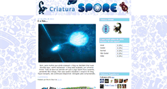 Desktop Screenshot of criaturaspore.blogspot.com