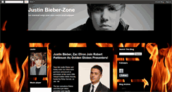 Desktop Screenshot of justinbieber-zone.blogspot.com