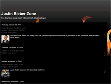 Tablet Screenshot of justinbieber-zone.blogspot.com