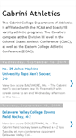 Mobile Screenshot of cabriniathletics.blogspot.com