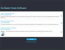 Tablet Screenshot of bestegratissoftware.blogspot.com