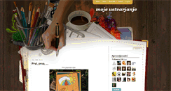 Desktop Screenshot of moje-ustvarjanje.blogspot.com