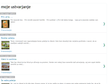 Tablet Screenshot of moje-ustvarjanje.blogspot.com