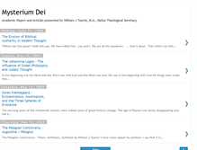 Tablet Screenshot of mysterium-dei.blogspot.com