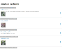Tablet Screenshot of goodbyecalifornia.blogspot.com