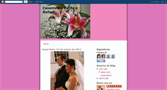 Desktop Screenshot of casamentotalitaerafael.blogspot.com