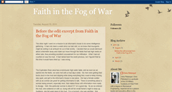 Desktop Screenshot of faithinthefogofwar.blogspot.com