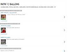 Tablet Screenshot of patricballons.blogspot.com