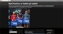 Desktop Screenshot of kjellkarlsen-mtb.blogspot.com