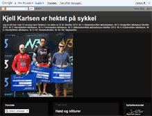 Tablet Screenshot of kjellkarlsen-mtb.blogspot.com