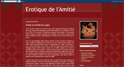 Desktop Screenshot of erotique-amitie.blogspot.com