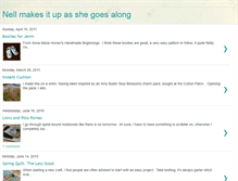 Tablet Screenshot of nellnellknits.blogspot.com