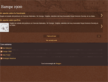 Tablet Screenshot of europe1900.blogspot.com