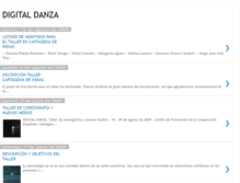 Tablet Screenshot of digitaldanza.blogspot.com