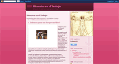 Desktop Screenshot of bienestarentrabajo.blogspot.com