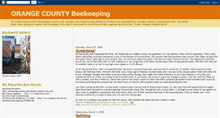 Desktop Screenshot of ocbeekeeping.blogspot.com