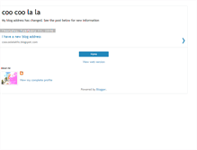 Tablet Screenshot of coocoolalaloves.blogspot.com