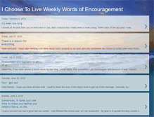Tablet Screenshot of ichoosetolivenow.blogspot.com