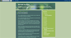 Desktop Screenshot of beyondshamans.blogspot.com