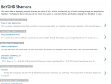 Tablet Screenshot of beyondshamans.blogspot.com