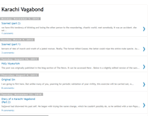 Tablet Screenshot of karachi-vagabond.blogspot.com