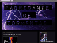 Tablet Screenshot of fabricantedetormentas.blogspot.com