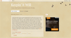 Desktop Screenshot of keepinitwill.blogspot.com