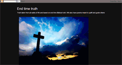Desktop Screenshot of endtimetruthseeker.blogspot.com