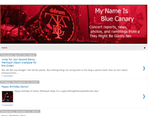 Tablet Screenshot of my-name-is-blue-canary.blogspot.com