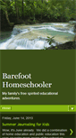 Mobile Screenshot of barefoothomeschooler.blogspot.com