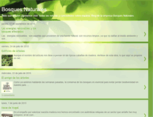 Tablet Screenshot of bosquesnaturales.blogspot.com