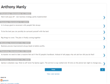 Tablet Screenshot of anthonymanly.blogspot.com