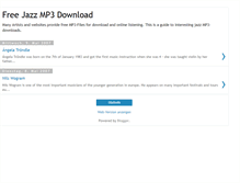 Tablet Screenshot of freejazzmp3.blogspot.com