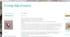 Desktop Screenshot of loscrapdelladomenica.blogspot.com