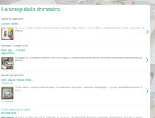 Tablet Screenshot of loscrapdelladomenica.blogspot.com