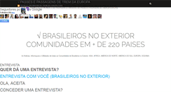 Desktop Screenshot of brasileirosnoexterior-comunidades.blogspot.com