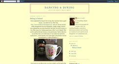 Desktop Screenshot of danceanddine.blogspot.com