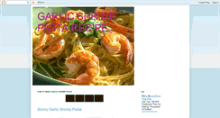 Desktop Screenshot of garlic-shrimp-pasta-recipe.blogspot.com