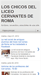 Mobile Screenshot of ex-liceo-cervantes-de-roma.blogspot.com