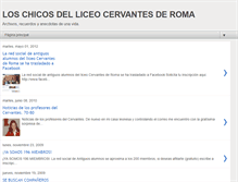 Tablet Screenshot of ex-liceo-cervantes-de-roma.blogspot.com