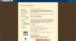 Desktop Screenshot of lucycancrochet.blogspot.com