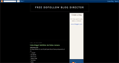 Desktop Screenshot of free-dofollow-blog-director.blogspot.com