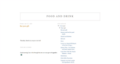 Desktop Screenshot of drink-and-food-blog.blogspot.com