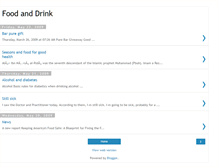 Tablet Screenshot of drink-and-food-blog.blogspot.com