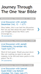 Mobile Screenshot of journeythroughtheoneyearbible.blogspot.com