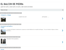 Tablet Screenshot of elbalcondepiedra.blogspot.com