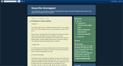 Desktop Screenshot of knoxvilleunwrapped.blogspot.com